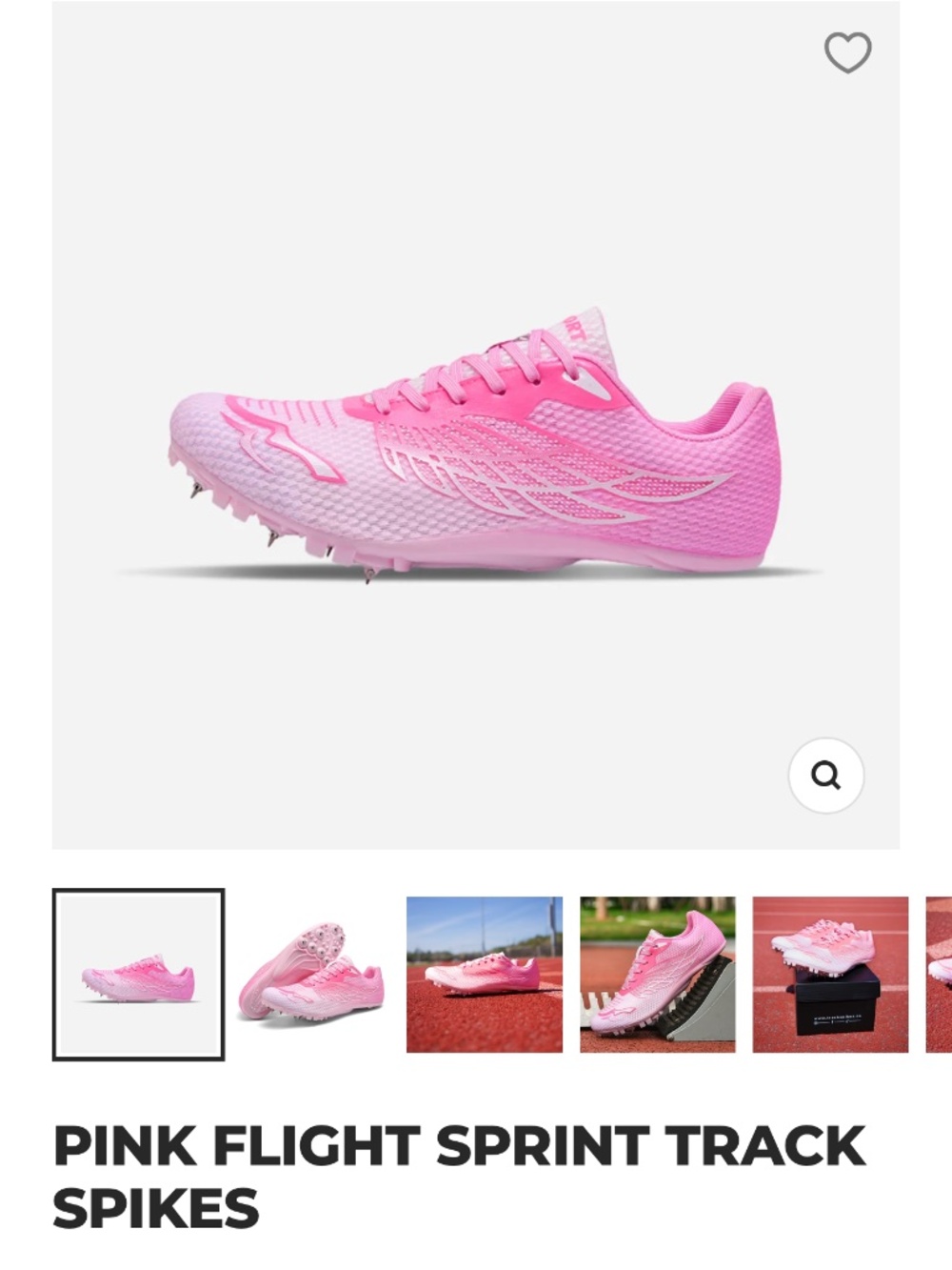 Sprint Track spikes
